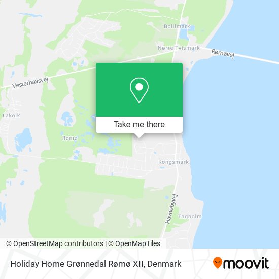 Holiday Home Grønnedal Rømø XII map
