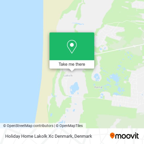 Holiday Home Lakolk Xc Denmark map