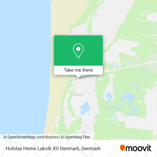 Holiday Home Lakolk XII Denmark map