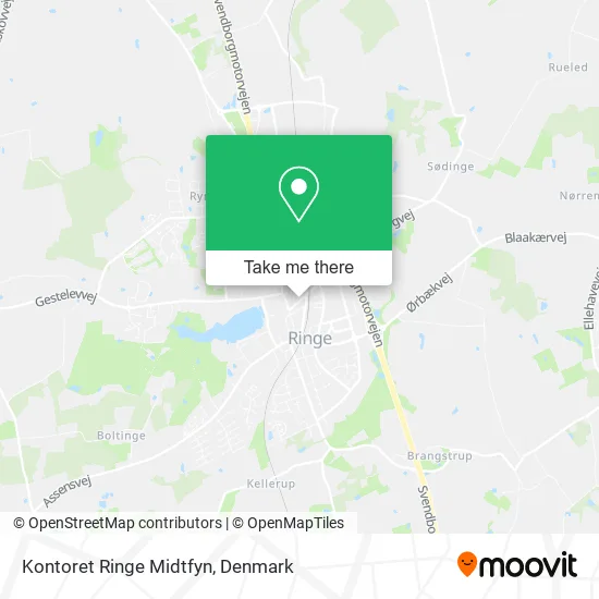 Kontoret Ringe Midtfyn map