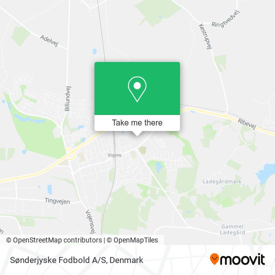 Sønderjyske Fodbold A/S map
