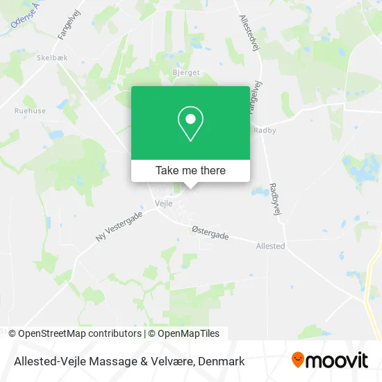 Allested-Vejle Massage & Velvære map
