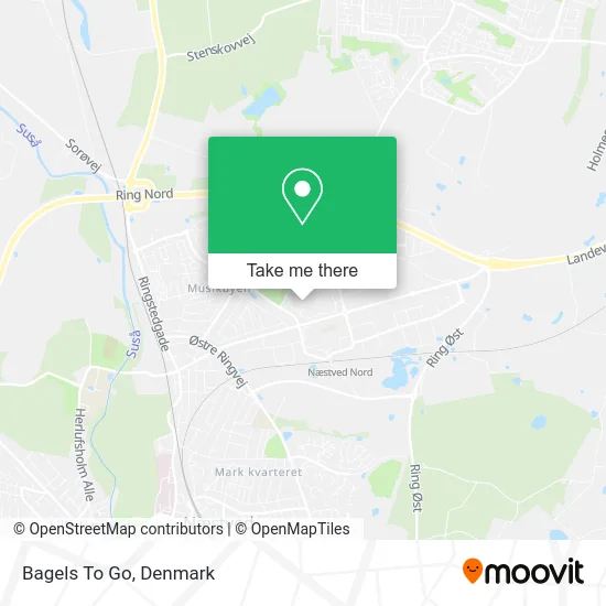 Bagels To Go map
