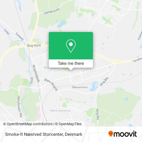 Smoke-It Næstved Storcenter map