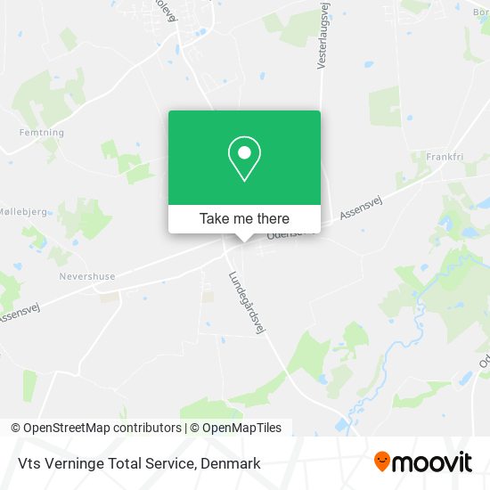 Vts Verninge Total Service map