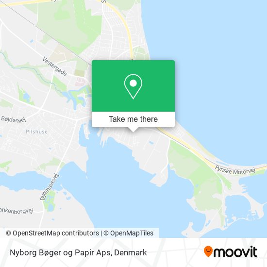 Nyborg Bøger og Papir Aps map