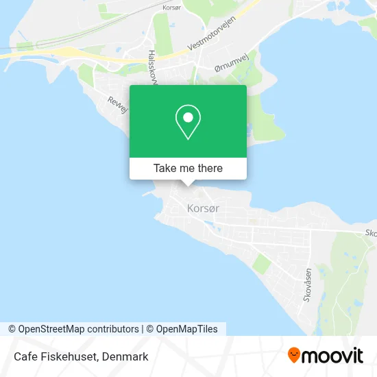 Cafe Fiskehuset map
