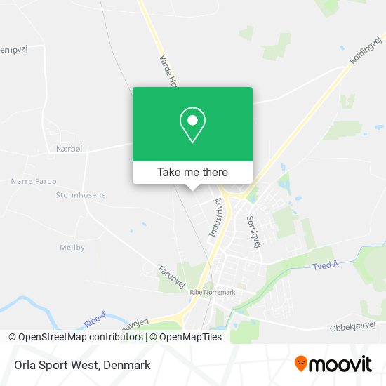 Orla Sport West map