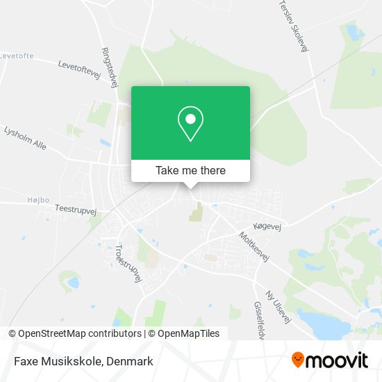 Faxe Musikskole map