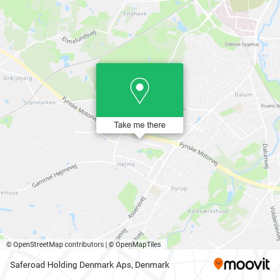 Saferoad Holding Denmark Aps map