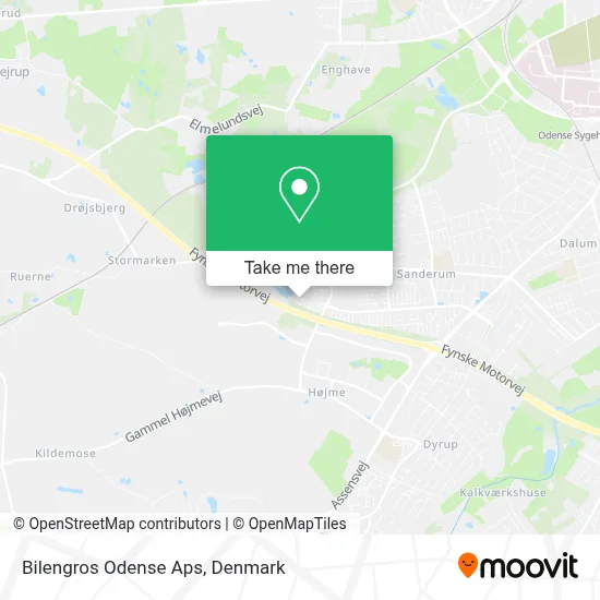 Bilengros Odense Aps map