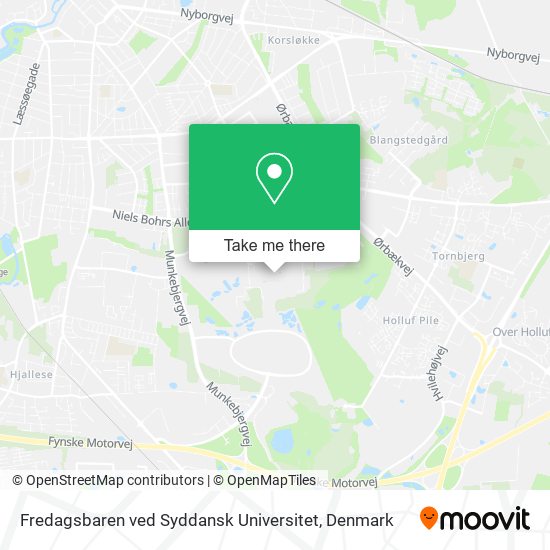 Fredagsbaren ved Syddansk Universitet map