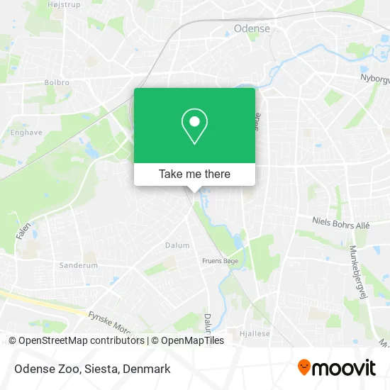 Odense Zoo, Siesta map