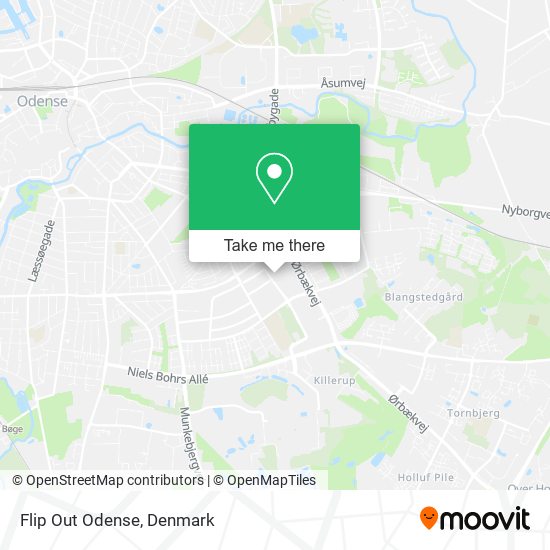Flip Out Odense map