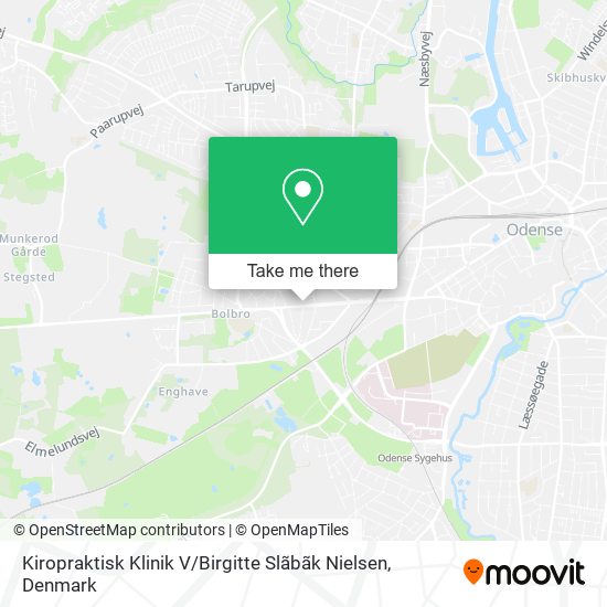 Kiropraktisk Klinik V / Birgitte Slãbãk Nielsen map