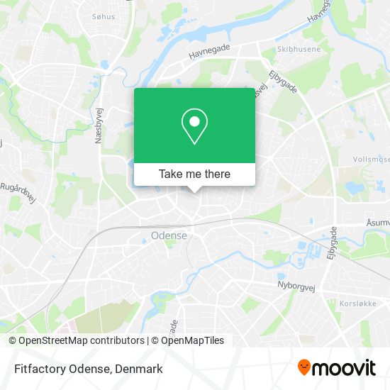 Fitfactory Odense map