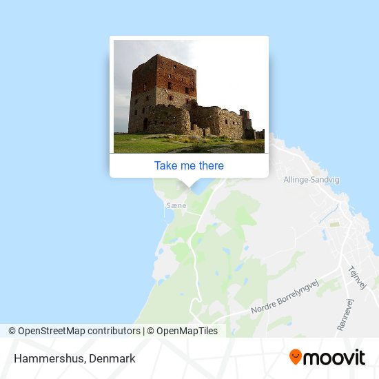 Hammershus map