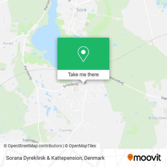 Sorana Dyreklinik & Kattepension map
