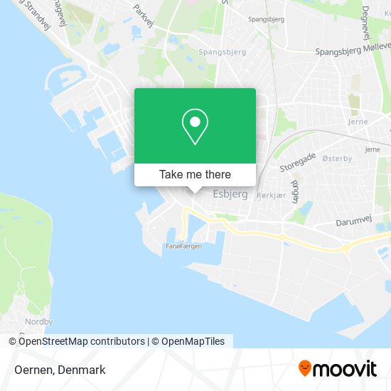 Oernen map