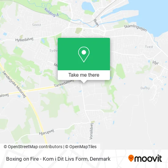 Boxing on Fire - Kom i Dit Livs Form map