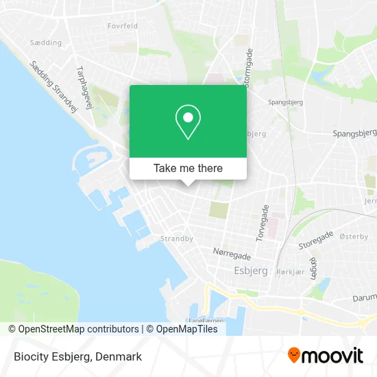 Biocity Esbjerg map