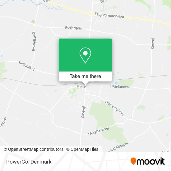 PowerGo map