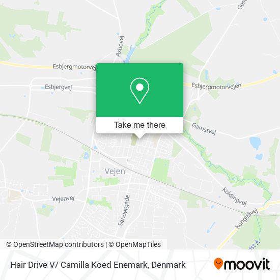 Hair Drive V/ Camilla Koed Enemark map
