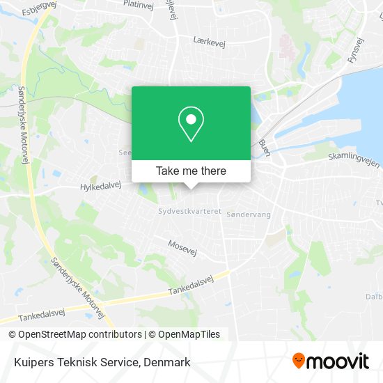 Kuipers Teknisk Service map