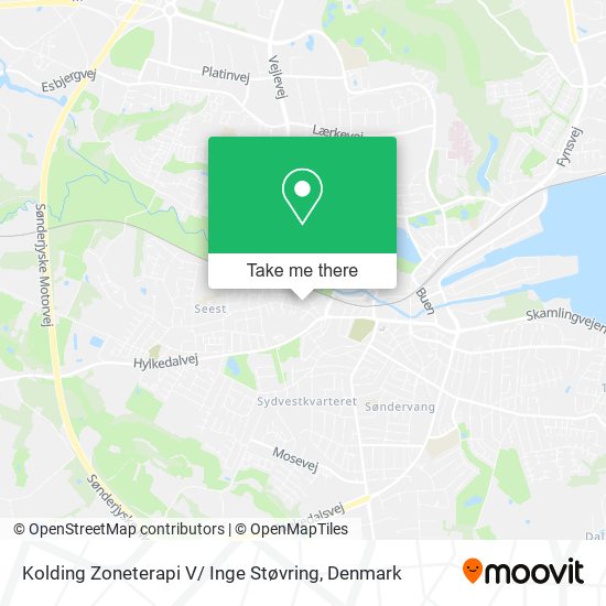 Kolding Zoneterapi V/ Inge Støvring map