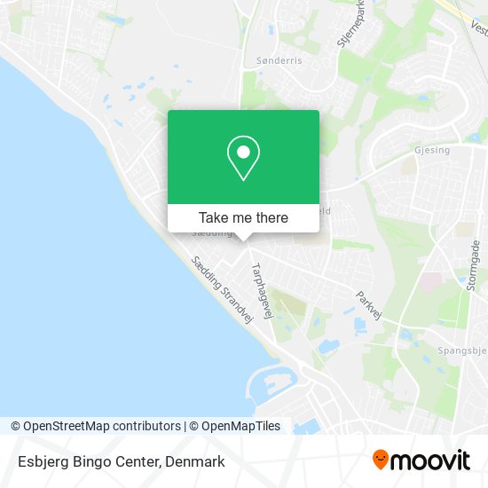 Esbjerg Bingo Center map