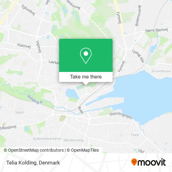 Telia Kolding map