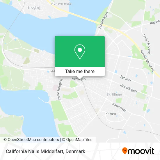 California Nails Middelfart map