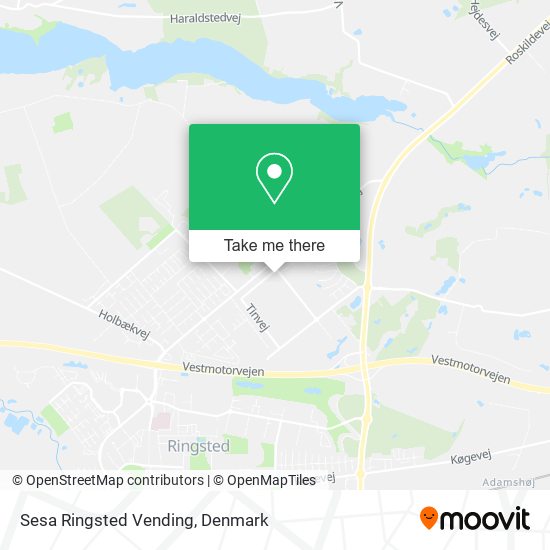 Sesa Ringsted Vending map