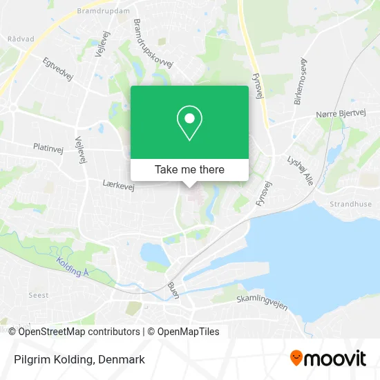 Pilgrim Kolding map