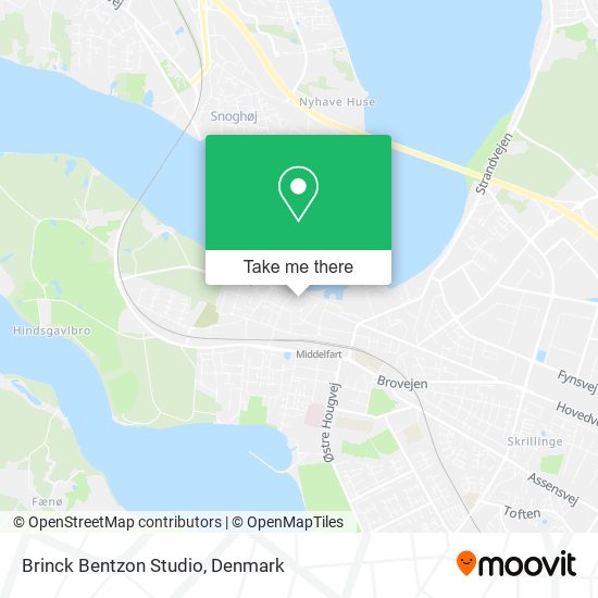 Brinck Bentzon Studio map