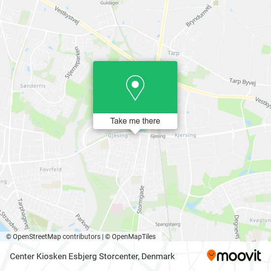 Center Kiosken Esbjerg Storcenter map