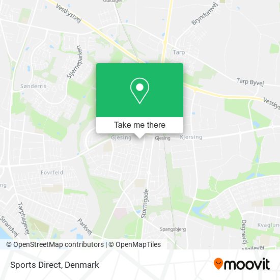 Sports Direct map