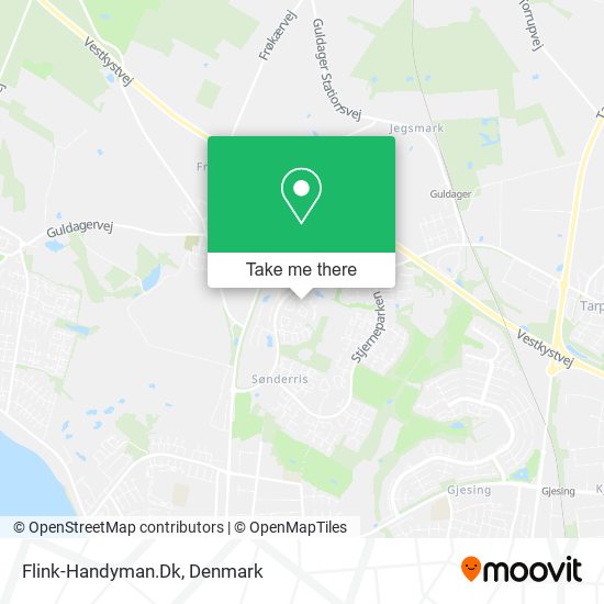 Flink-Handyman.Dk map