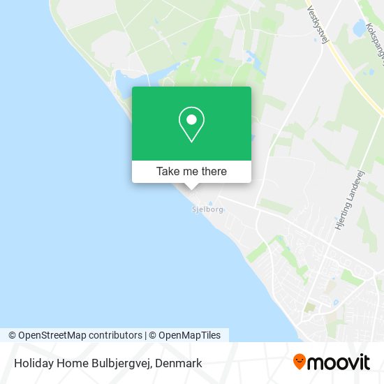 Holiday Home Bulbjergvej map