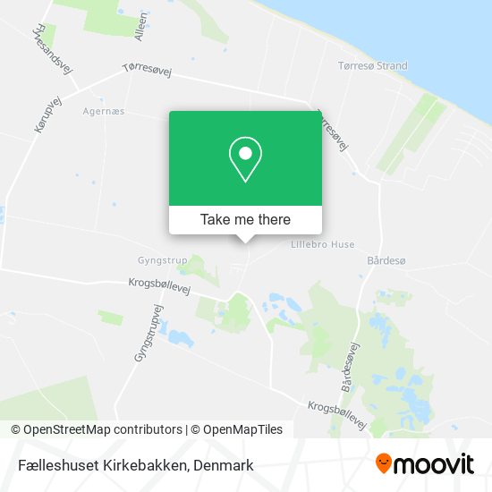 Fælleshuset Kirkebakken map