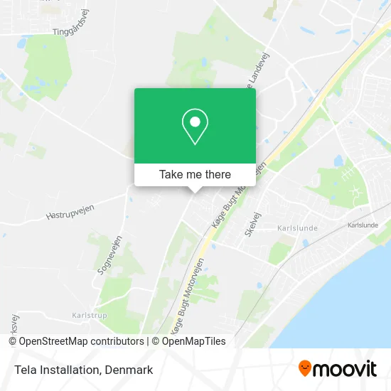 Tela Installation map