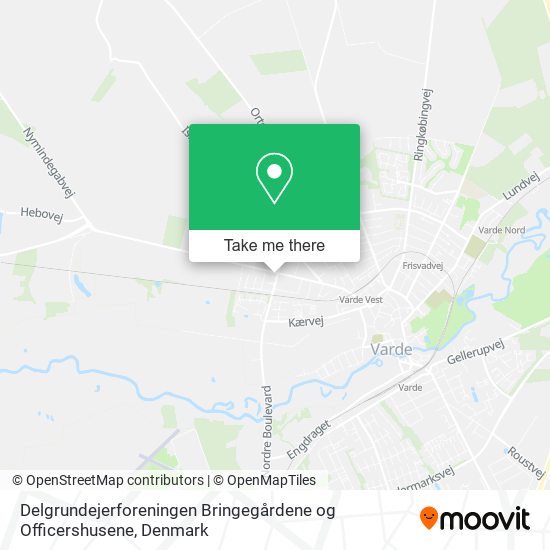 Delgrundejerforeningen Bringegårdene og Officershusene map