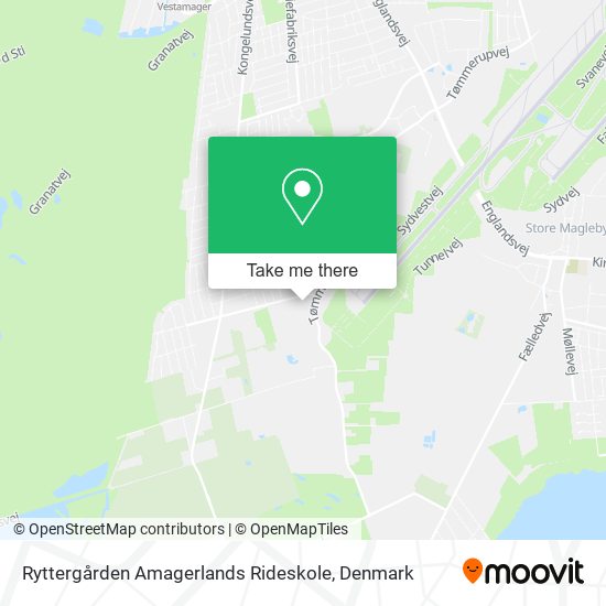 Ryttergården Amagerlands Rideskole map
