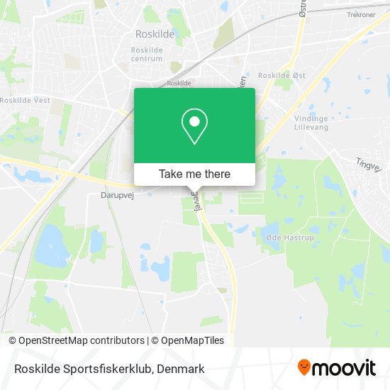 Roskilde Sportsfiskerklub map