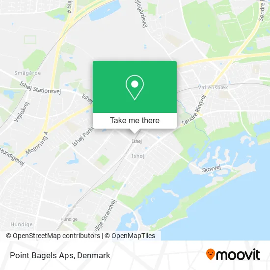 Point Bagels Aps map