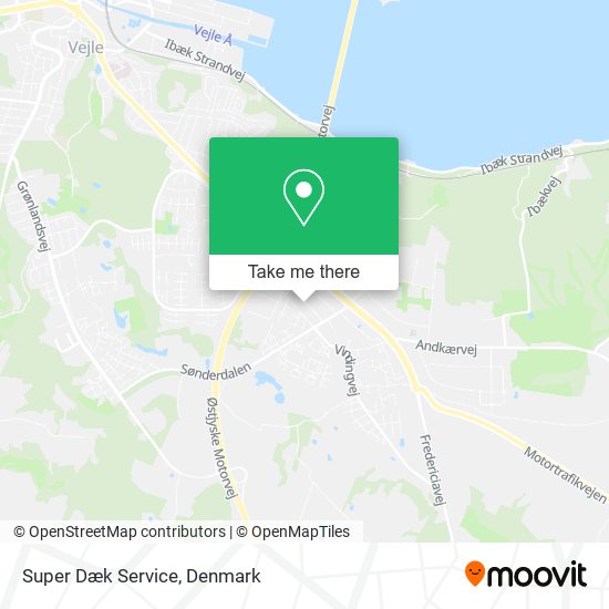 Super Dæk Service map