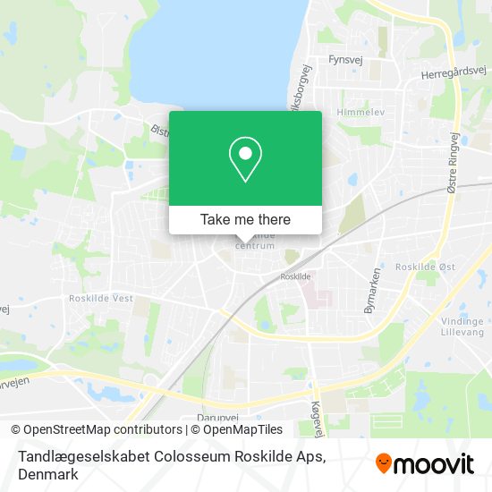 Tandlægeselskabet Colosseum Roskilde Aps map