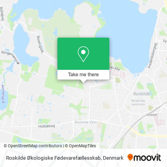 Roskilde Økologiske Fødevarefællesskab map