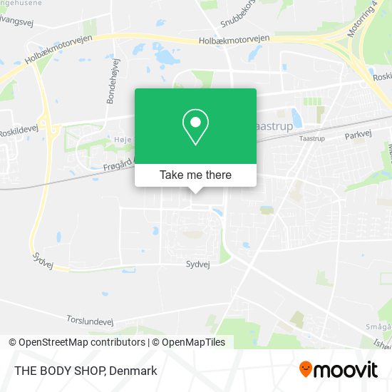 THE BODY SHOP map