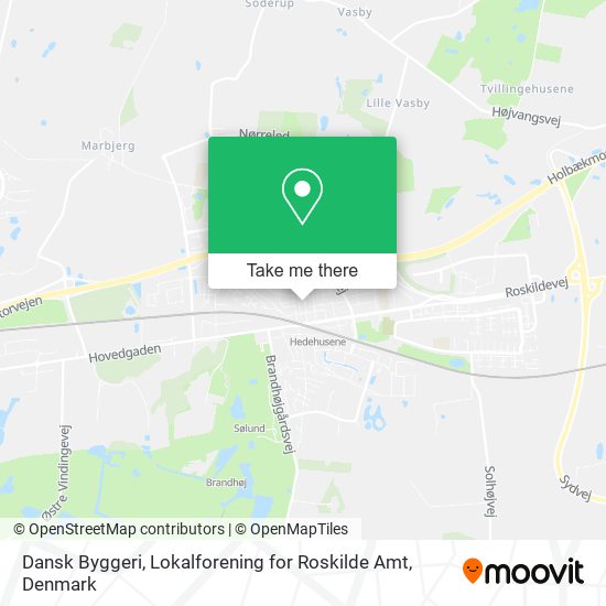 Dansk Byggeri, Lokalforening for Roskilde Amt map